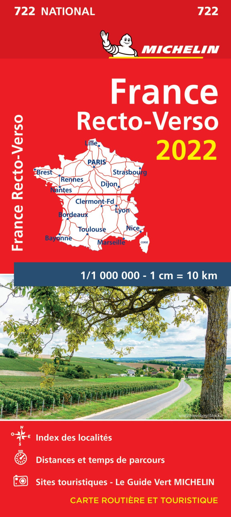 CARTE NATIONALE FRANCE - RECTO-VERSO 2022 - XXX - MICHELIN