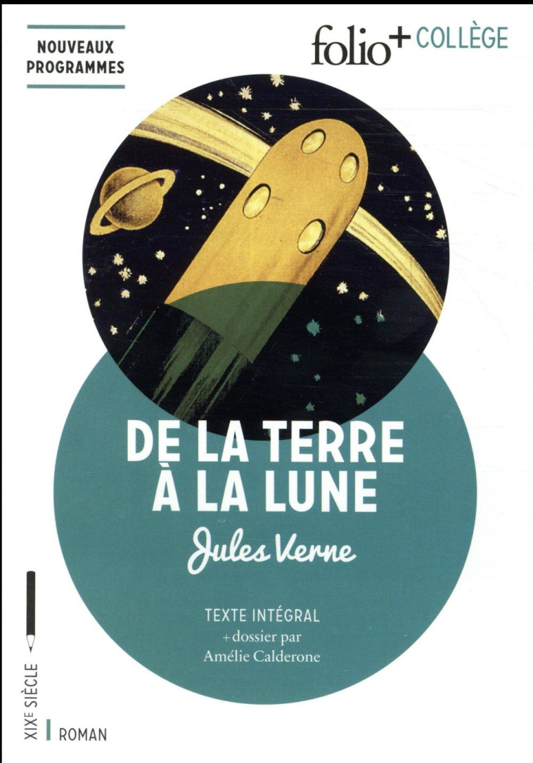 DE LA TERRE A LA LUNE - VERNE JULES - GALLIMARD