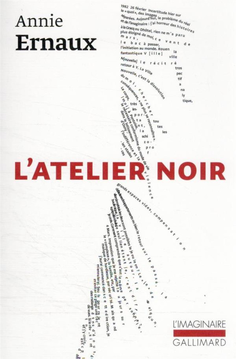 L'ATELIER NOIR - ERNAUX ANNIE - GALLIMARD