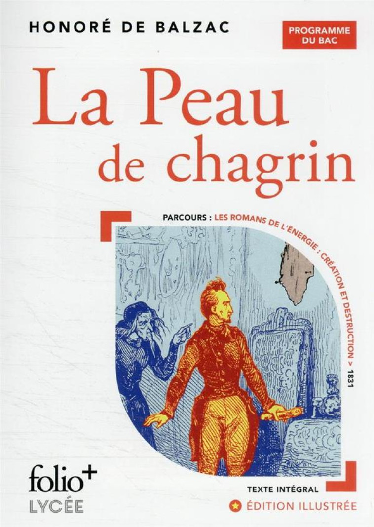 LA PEAU DE CHAGRIN - BAC 2023 - BALZAC HONORE DE - GALLIMARD