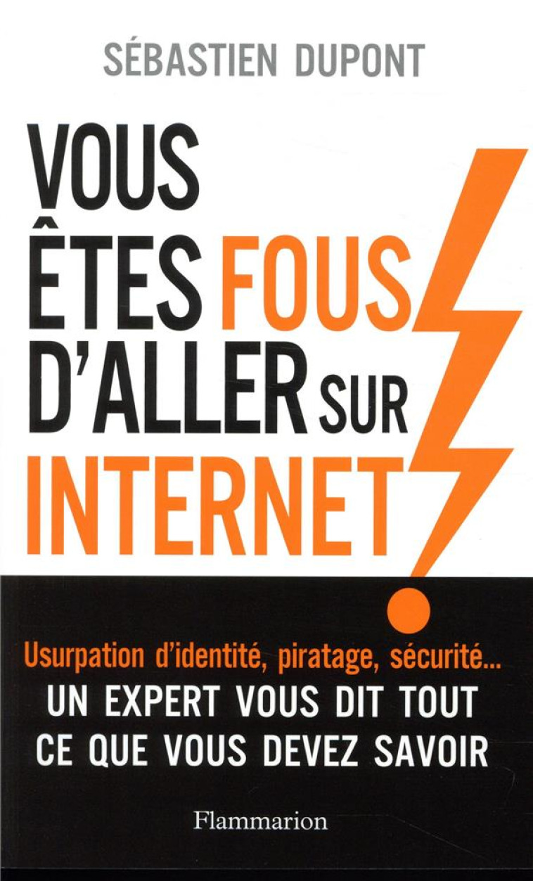 VOUS ETES FOUS D'ALLER SUR INTERNET ! - COMMENT SURVIVRE AU MONDE NUMERIQUE ET A SES PIEGES - DUPONT SEBASTIEN - FLAMMARION