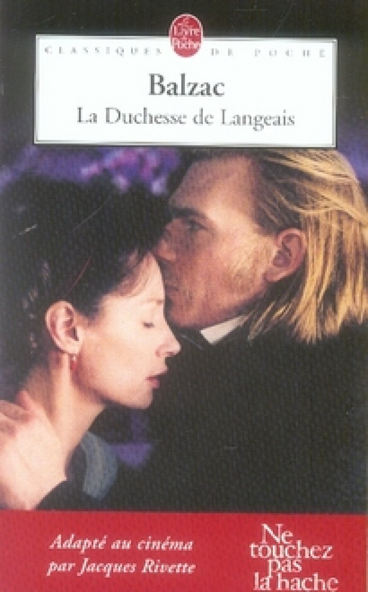 LA DUCHESSE DE LANGEAIS - BALZAC HONORE - LGF/Livre de Poche