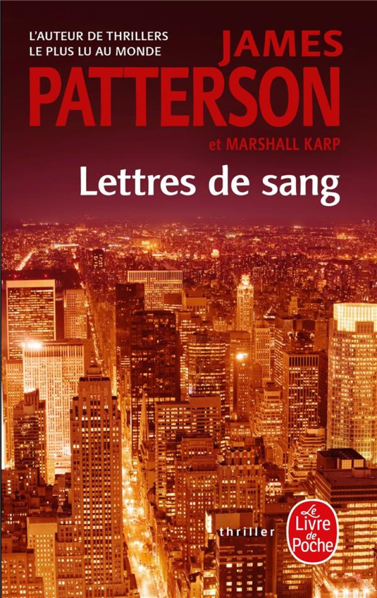 LETTRES DE SANG - PATTERSON/KARP - LGF/Livre de Poche