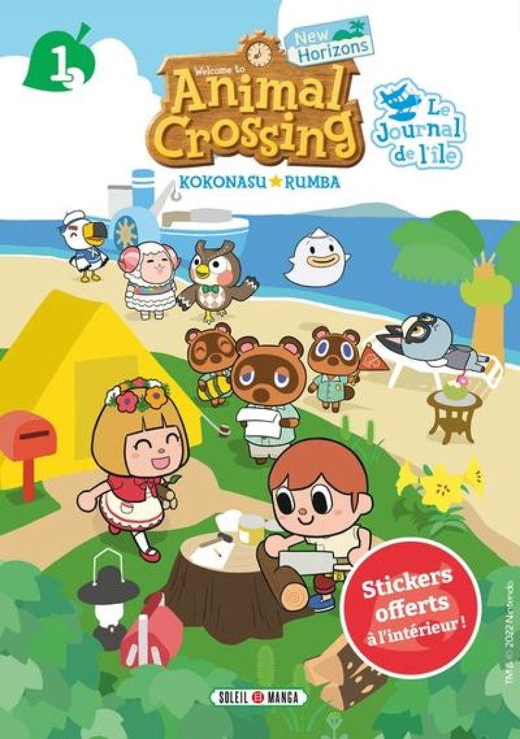 ANIMAL CROSSING : NEW HORIZONS - LE JOURNAL DE L'ILE T01 - NINTENDO/RUMBA - Soleil Productions