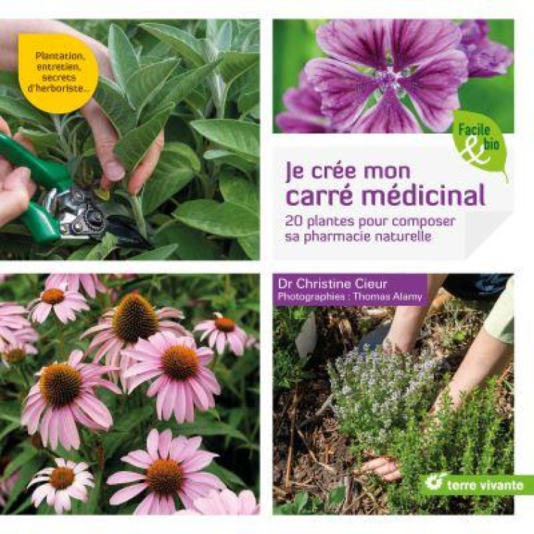 JE CREE MON CARRE MEDICINAL - 20 PLANTES POUR COMPOSER SA PHARMACIE NATURELLE - ALAMY/CIEUR - TERRE VIVANTE