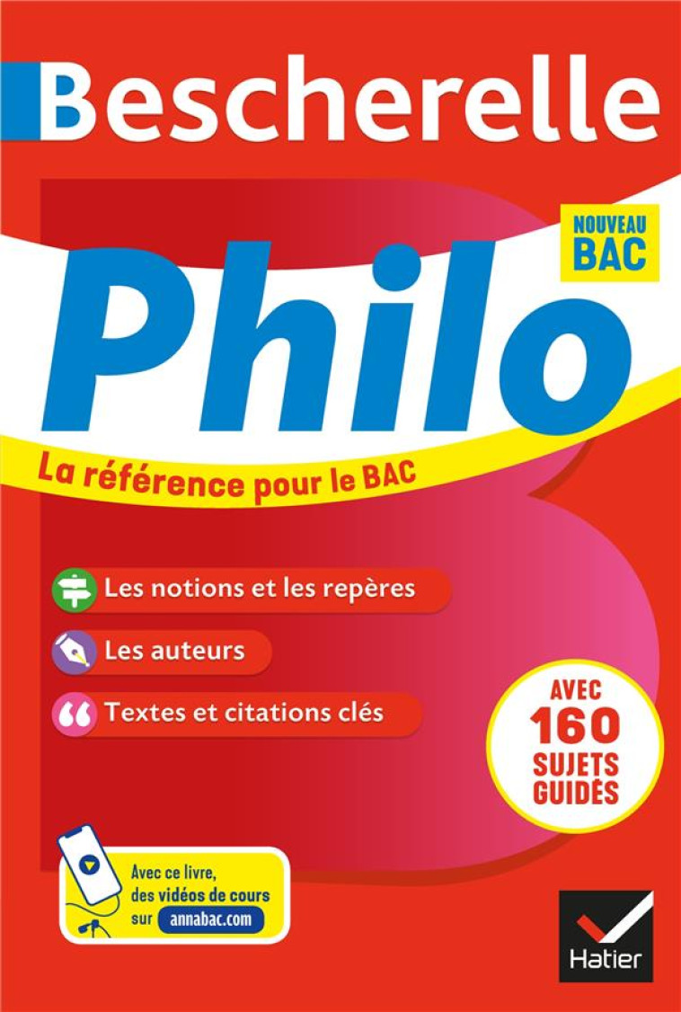 BESCHERELLE PHILO (TLE) - NOUVEAU PROGRAMME, NOUVEAU BAC (2022-2023) - CERQUEIRA/LAMOUCHE - HATIER SCOLAIRE