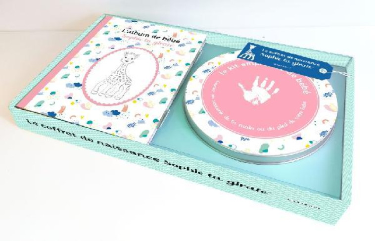 LE COFFRET DE NAISSANCE EMPREINTE AVEC SOPHIE LA GIRAFE - XXX - MARABOUT