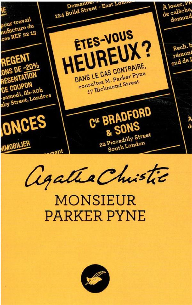 MONSIEUR PARKER PYNE (NOUVELLE TRADUCTION REVISEE) - CHRISTIE AGATHA - EDITIONS DU MASQUE