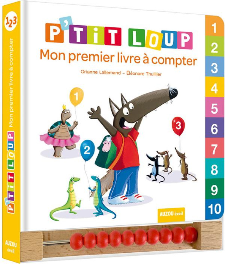 P'TIT LOUP - MON PREMIER LIVRE A COMPTER - LALLEMAND/THUILLIER - PHILIPPE AUZOU