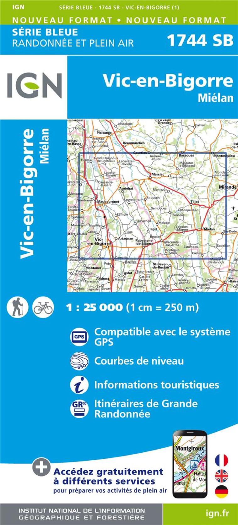 1744SB VIC-EN-BIGORRE.MIELAN - XXX - MICHELIN