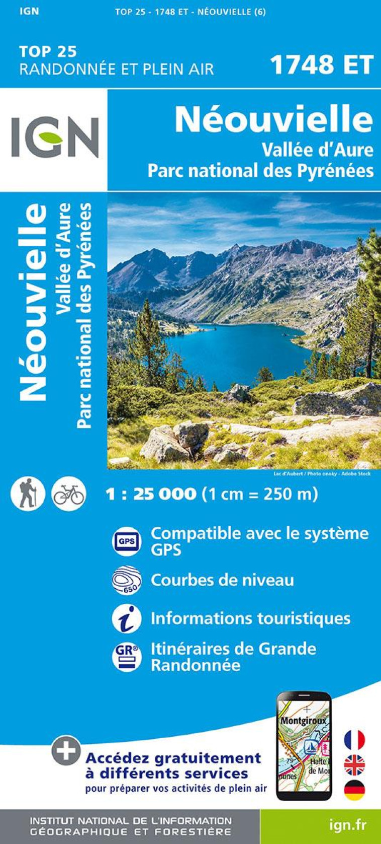 NEOUVIELLE.VALLEE D'AURE.PN DES PYRENEES (1748ET) - XXX - MICHELIN