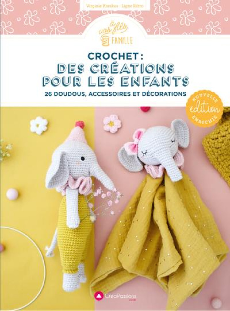 MES DOUDOUS EMOTIONS - 15 PELUCHES & JEUX D'EVEIL LUDIQUES ET SENSORIELS - CLAUZIER VALERIE - CREAPASSIONS