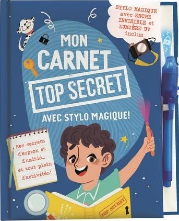 MON CARNET TOP SECRET MES SECRETS D'ESPION ET D'AMITIE - COLLECTIF - NC