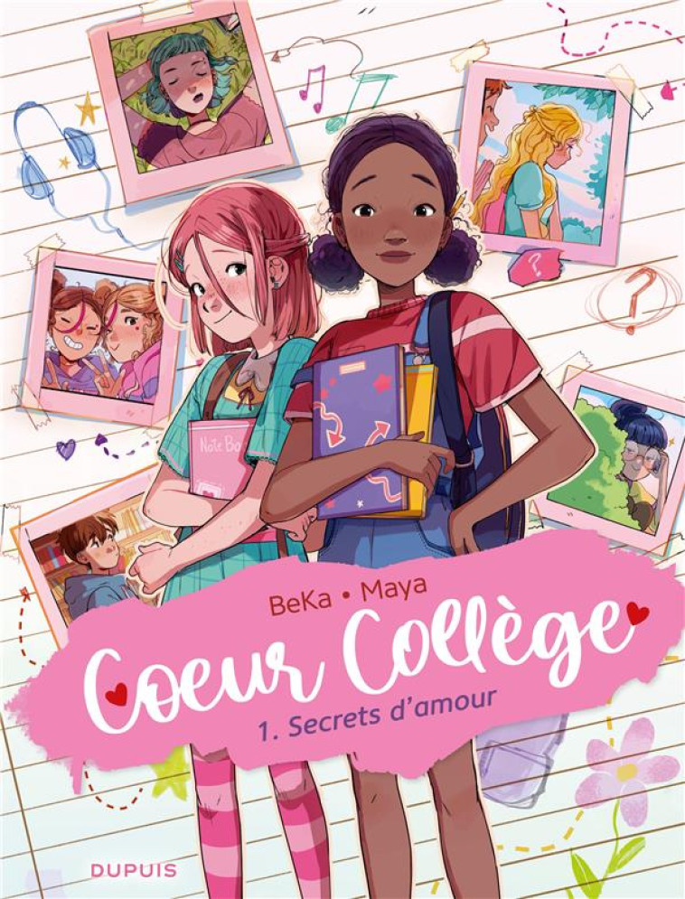 COEUR COLLEGE - TOME 1 - SECRETS D'AMOUR - BEKA/MAYA - DUPUIS