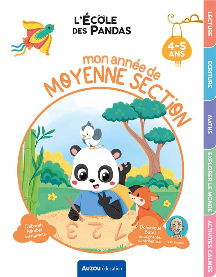 L'ECOLE DES PANDAS - MON ANNEE DE MOYENNE SECTION - BUTET/MIRABEL - PHILIPPE AUZOU