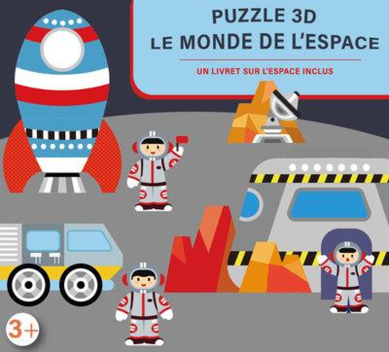 COFFRET PUZZLE 3D - LE MONDE DE L'ESPACE - MILKIDS - MILKIDS