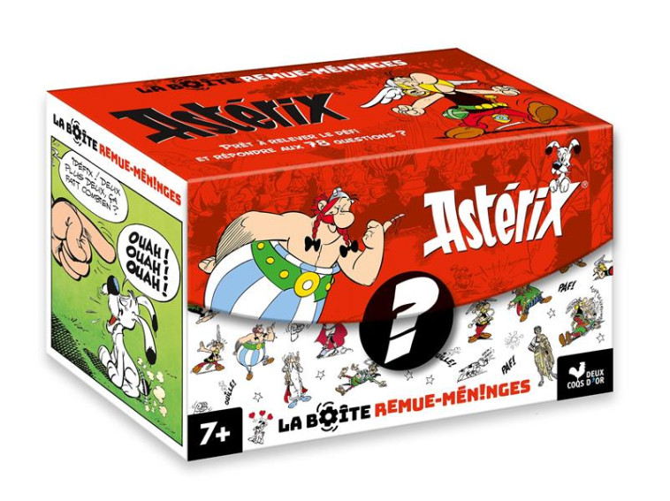 LA BOITE REMUE-MENINGES - ASTERIX NED - BOITE AVEC CARTES - KALICKY - HACHETTE