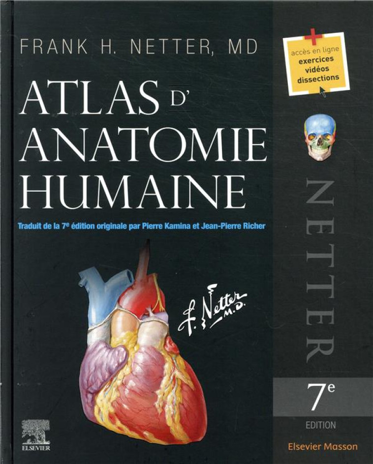 ATLAS D'ANATOMIE HUMAINE - NETTER FRANK - MASSON