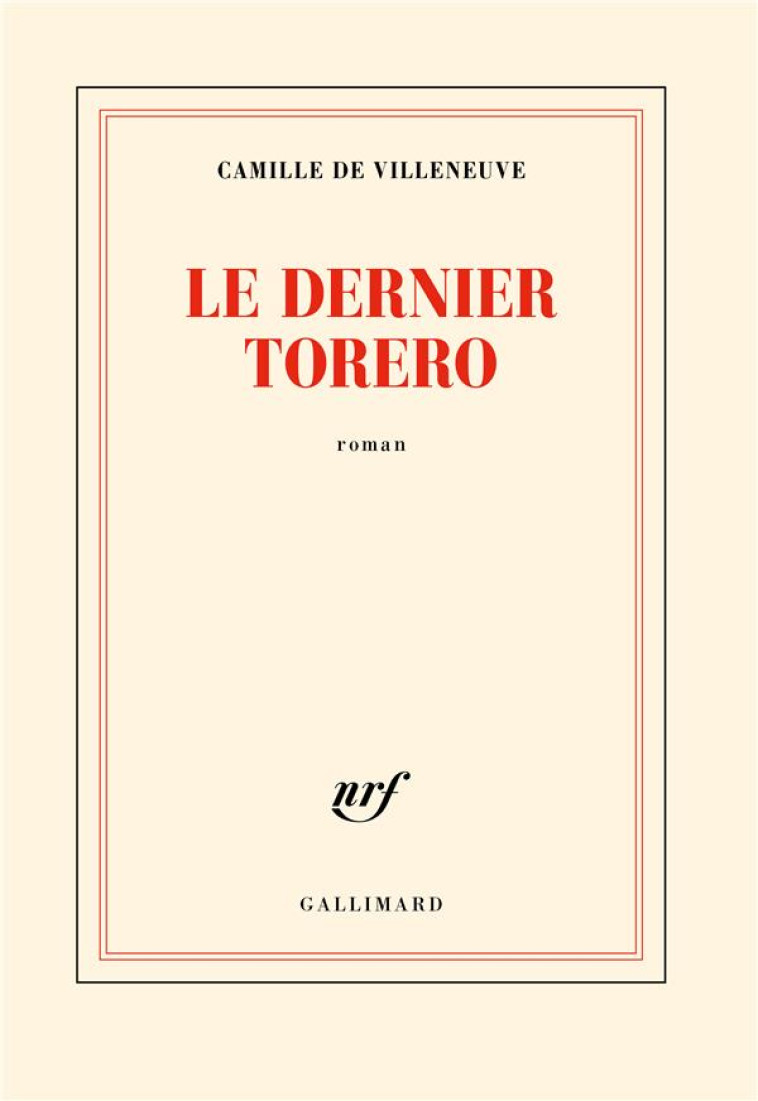 LE DERNIER TORERO - VILLENEUVE C D. - NC