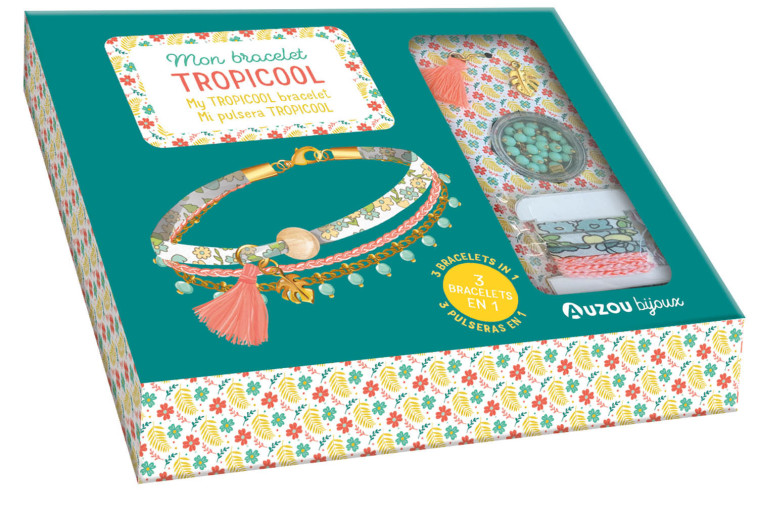 MON SUPERBE BIJOU - MON BRACELET TROPICOOL -  Zabeil - AUZOU