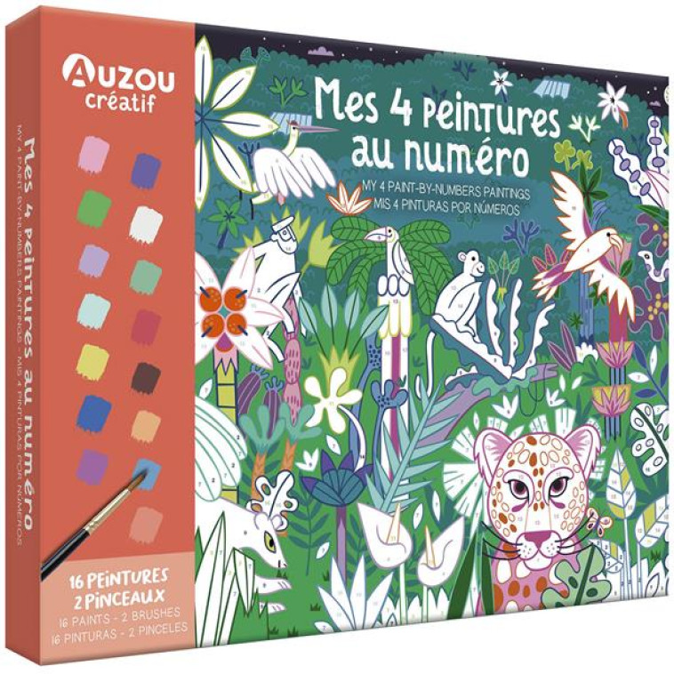 MON COFFRET D'ARTISTE - MES 4 PEINTURES AU NUMERO - MC GLOIN PAULA - NC