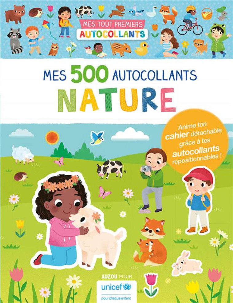 MES 500 AUTOCOLLANTS - NATURE - WU YI-HSUAN - PHILIPPE AUZOU