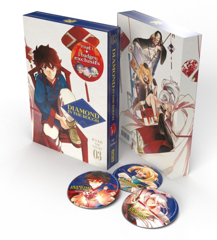 DIAMOND IN THE ROUGH - COFFRET COLLECTOR DIAMOND ON THE ROUGH TOME 3 - XXX - KANA