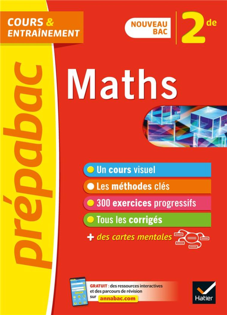 PREPABAC MATHS 2DE - NOUVEAU PROGRAMME DE SECONDE - PICCHIOTTINO J-D. - HATIER SCOLAIRE