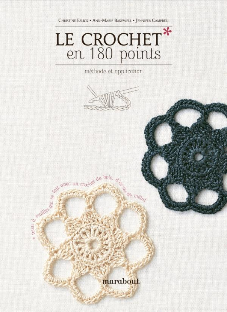 LE CROCHET EN 180 POINTS - COLLECTIF - MARABOUT