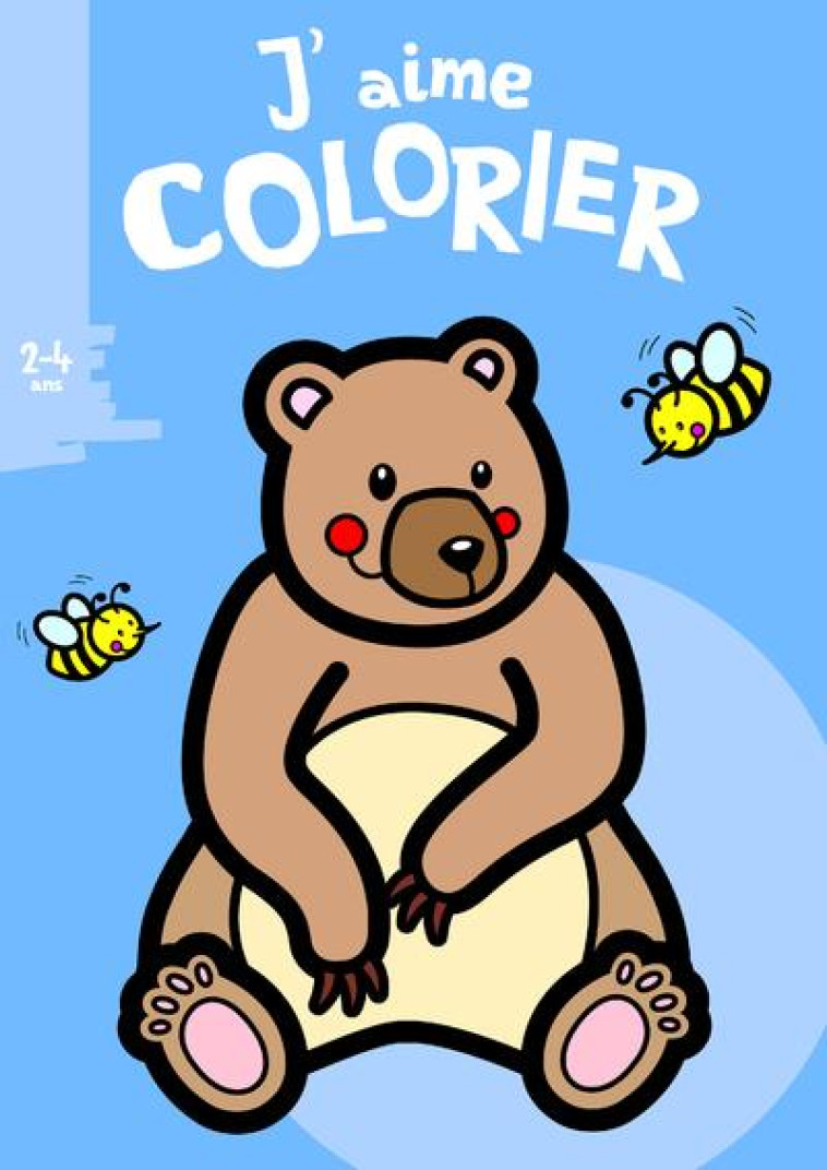 J'AIME COLORIER (2-4 ANS) (OURS BRUN) - PERNOT VALERIE - HEMMA