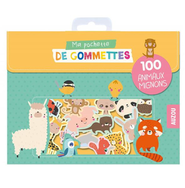 MA POCHETTE DE GOMMETTES - 100 ANIMAUX MIGNONS - WILKINSON LUCIA - NC