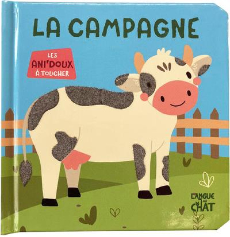 LES ANI'DOUX - LA CAMPAGNE - PILLOW/COLLECTIF - LANGUE AU CHAT