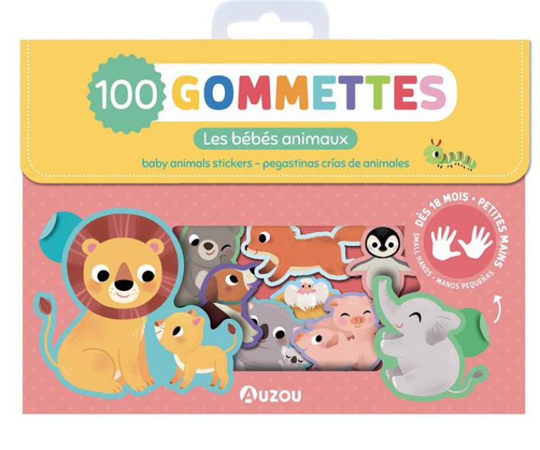 100 GOMMETTES - LES BEBES ANIMAUX - WU YI-HSUAN - NC