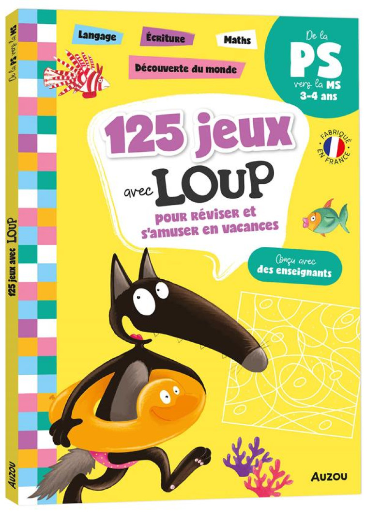 125 JEUX AVEC LOUP DE LA PS A LA MS - LALLEMAND/THUILLIER - PHILIPPE AUZOU