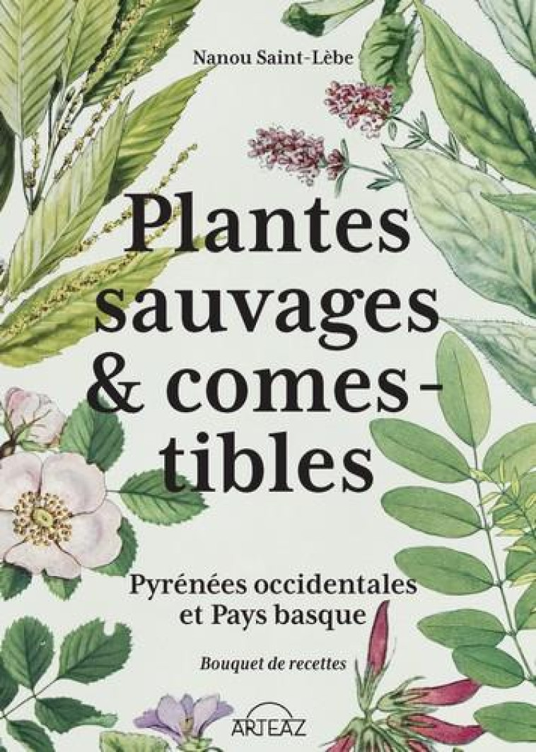 PLANTES SAUVAGES & COMESTIBLES - PYRENEES OCCIDENTALES ET PAYS BASQUE BOUQUET DE RECETTES - SAINT LEBE NANOU - BLACKLEPHANT