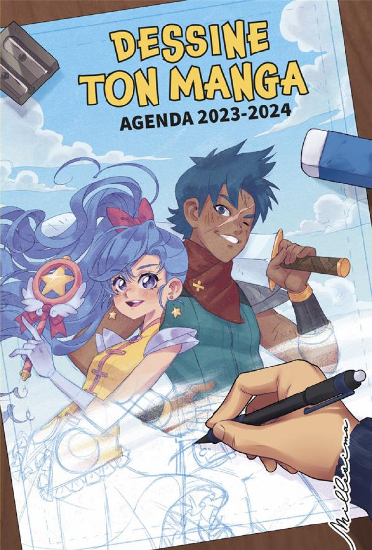 AGENDA DESSINE TON MANGA 2023-2024 - COLLECTIF - NC