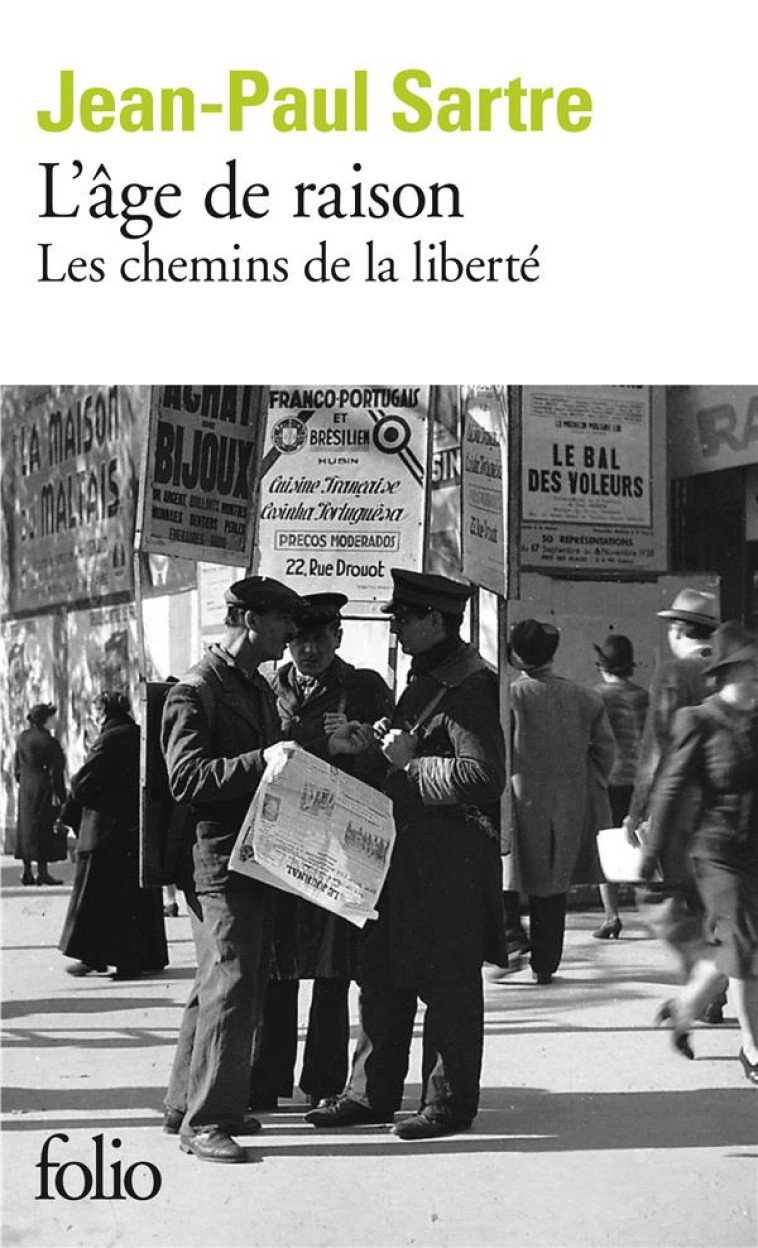 LES CHEMINS DE LA LIBERTE - I - L'AGE DE RAISON - SARTRE JEAN-PAUL - GALLIMARD