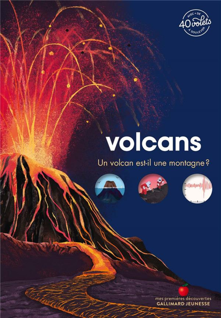 VOLCANS - UN VOLCAN EST-IL UNE MONTAGNE ? - BORDET-PETILLON - GALLIMARD