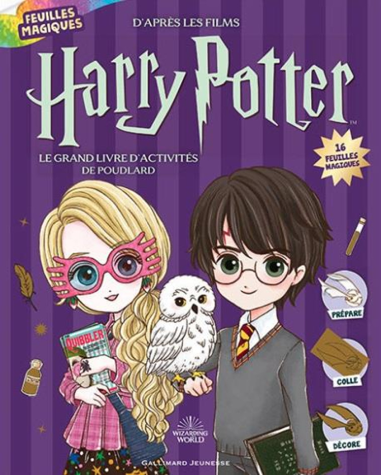 HARRY POTTER - LE GRAND LIVRE D'ACTIVITES DE POUDLARD - 16 FEUILLES MAGIQUES - COLLECTIF - NC