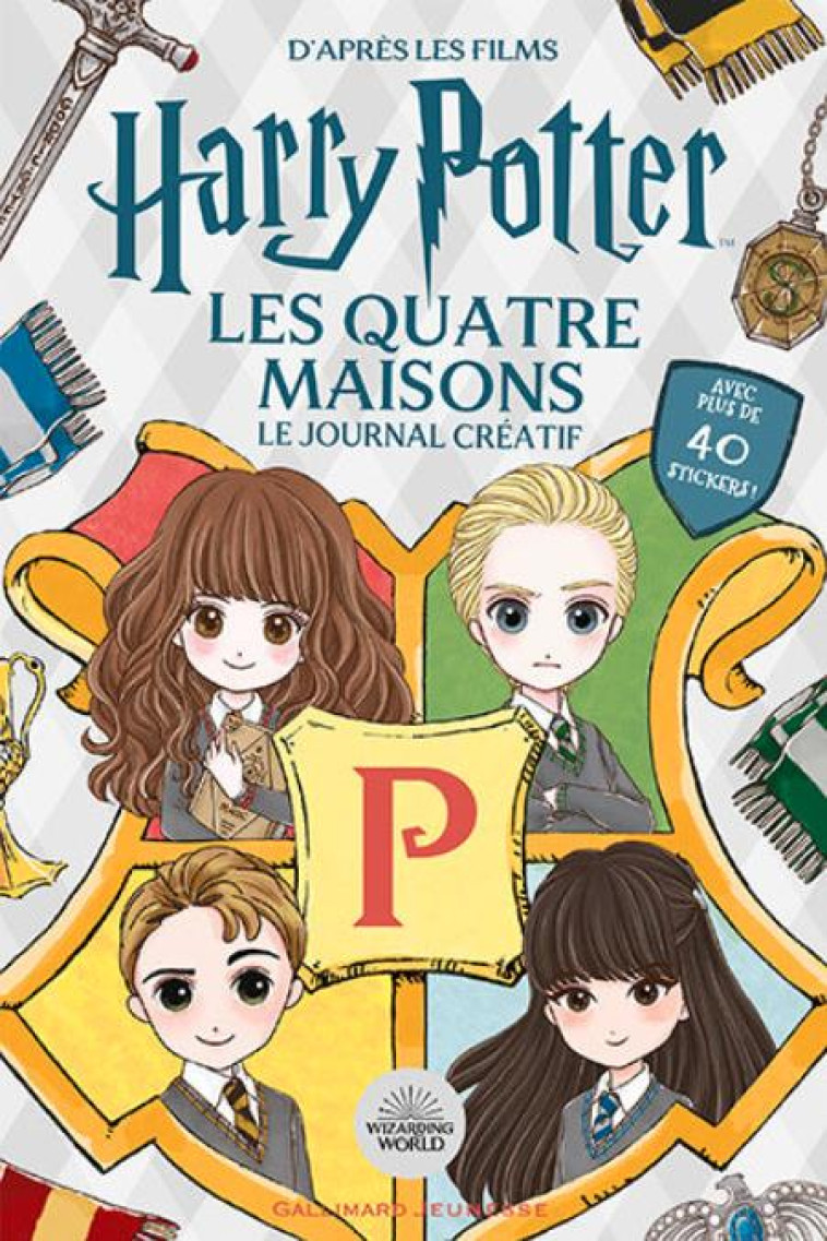 HARRY POTTER - LES 4 MAISONS - LE JOURNAL CREATIF - COLLECTIF - NC