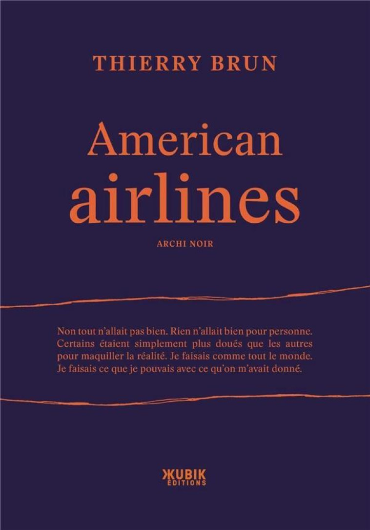 AMERICAN AIRLINES - BRUN, THIERRY - KUBIK