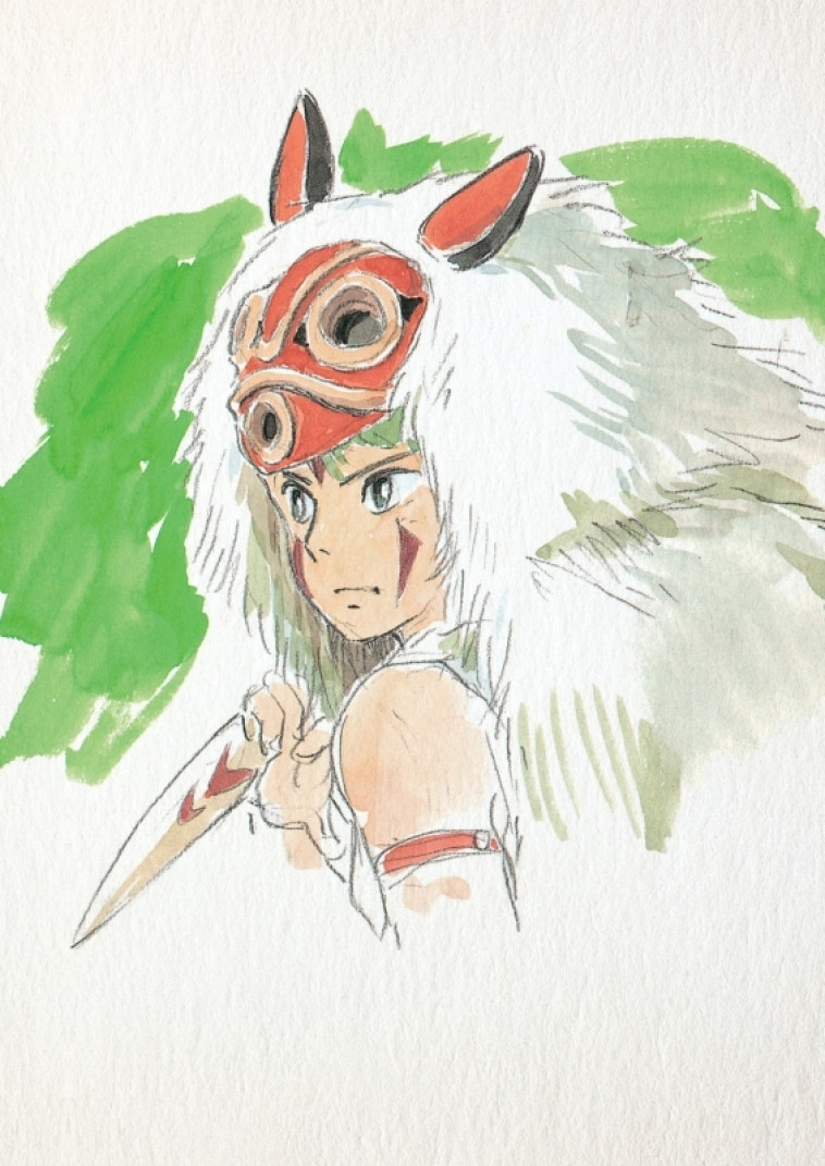 PAPETERIE GHIBLI - CARNET GHIBLI : PRINCESSE MONONOKE - XXX - HUGINN MUNINN