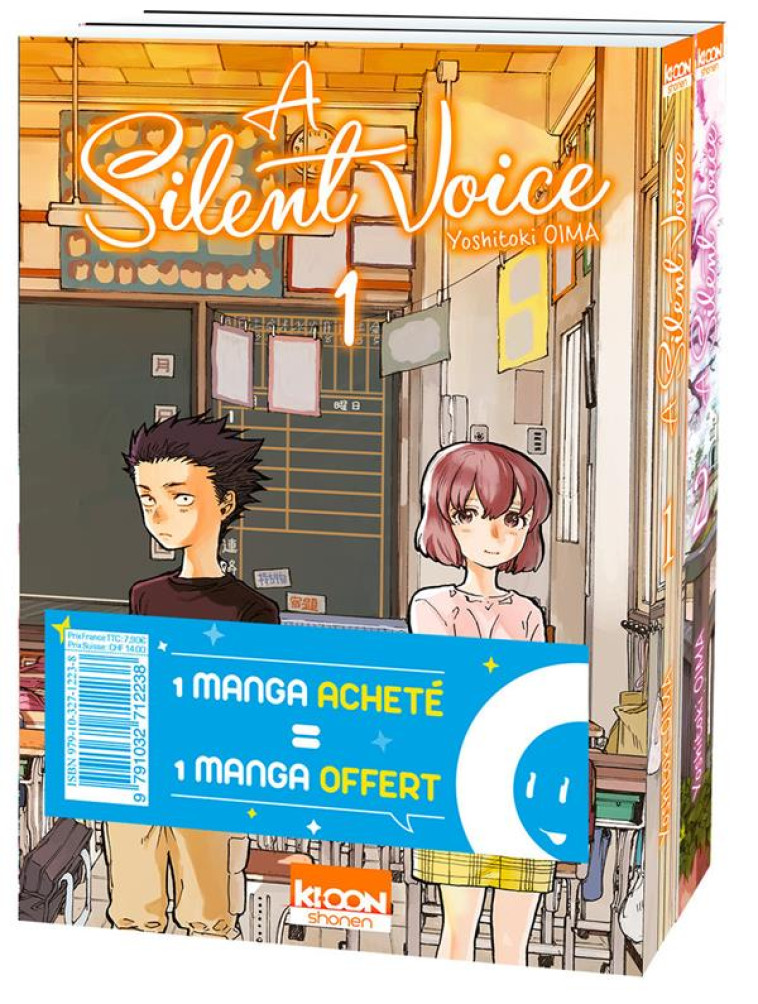 PACK OFFRE DECOUVERTE A SILENT VOICE T01 & T02 - OIMA YOSHITOKI - KI-OON