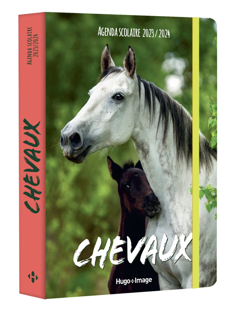 AGENDA SCOLAIRE CHEVAUX 2023 - 2024 -   - HUGO IMAGE