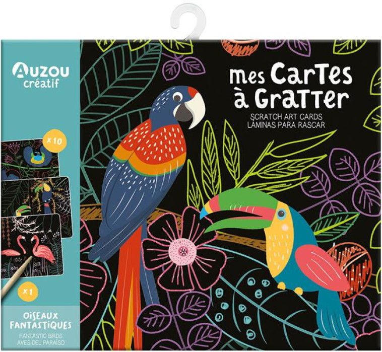 MA POCHETTE D-ARTISTE - MES CARTES A GRATTER - OISEAUX FANTASTIQUES NE - MEL ARMSTRONG - NC