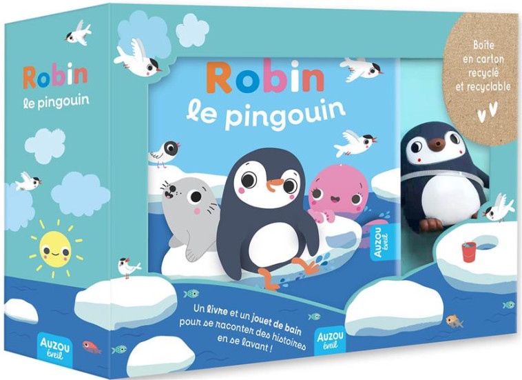 MON PREMIER LIVRE DE BAIN - ROBIN LE PINGOUIN - MARTINEZ PENA SIGRID - PHILIPPE AUZOU