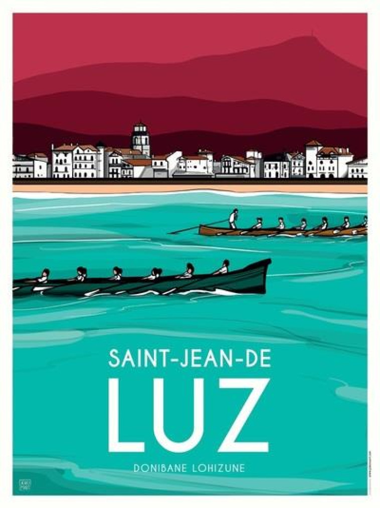 AFFICHE DE ST JEAN DE LUZ - JOBOMART - NC