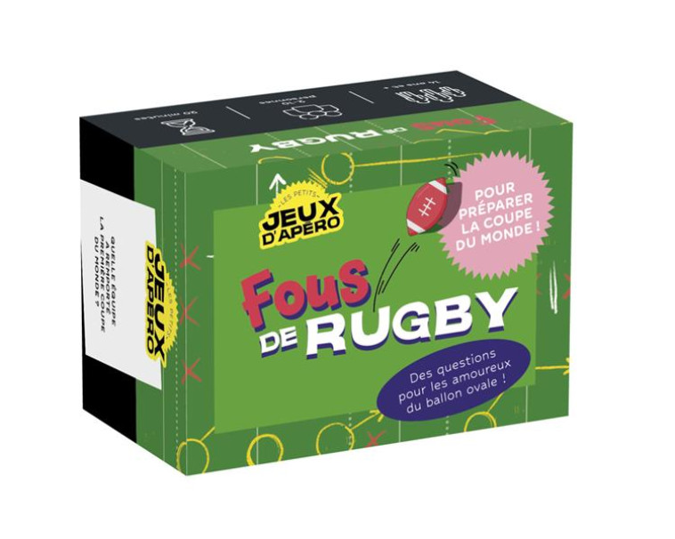 FOUS DE RUGBY - JEU D-APERO - 2E ED - TIFFON JEAN - NC