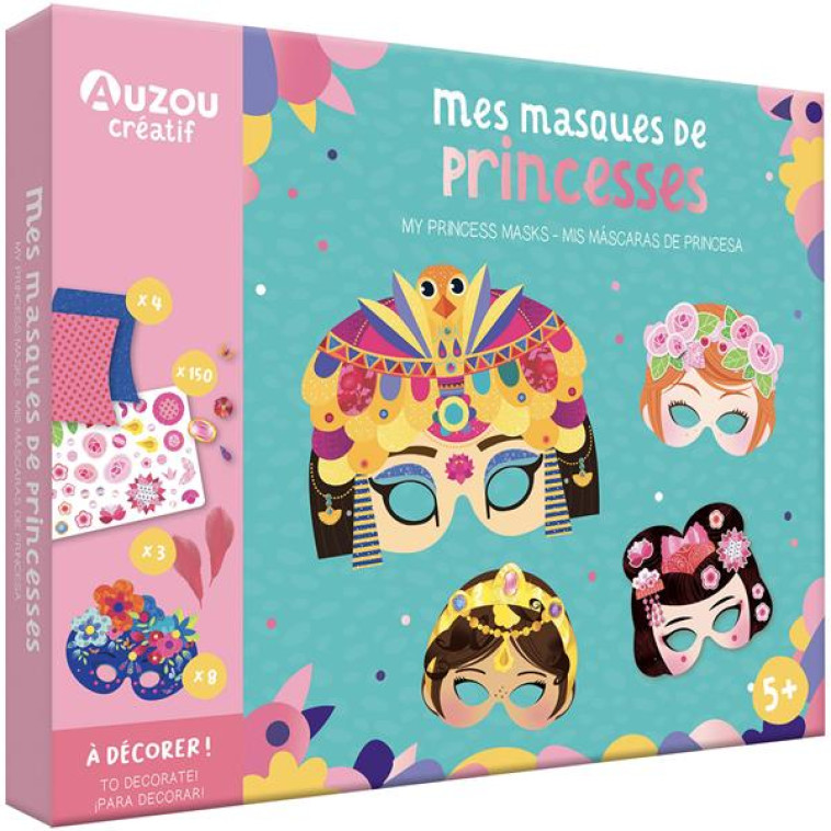 MON COFFRET D-ARTISTE - MES MASQUES DE PRINCESSES - GUESNE/LILIDOLL - NC