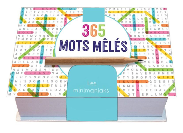 MINIMANIAK 365 MOTS MELES, MINI CALENDRIER - RCI - 365 PARIS